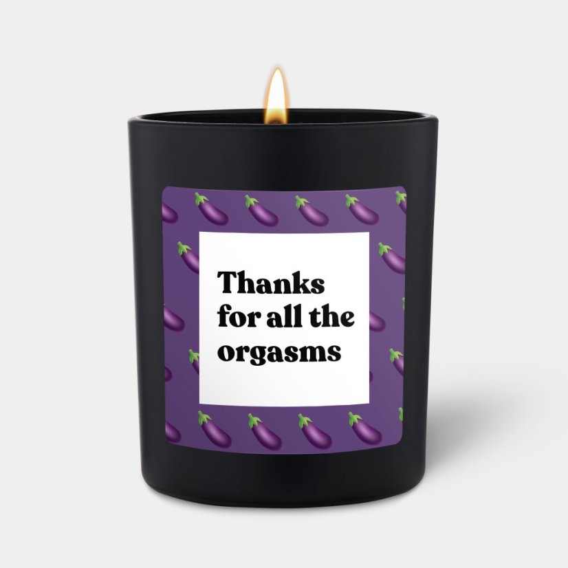 Svíčka Chatty Candles - Thank you for all the orgasms