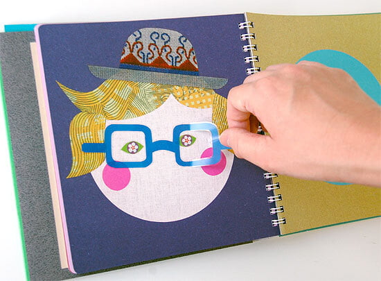 Kreativní kniha samolepek – Make Faces