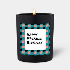 Svíčka Chatty Candles - Happy f*cking birthday