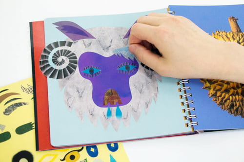 Kreativní kniha samolepek – Make Faces - Monsters