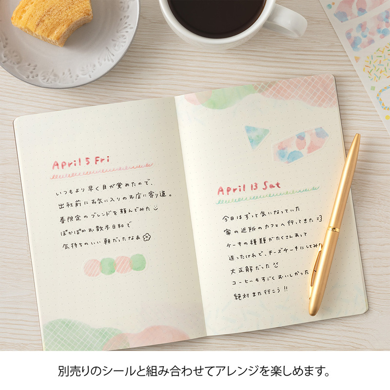 Midori Yuru Log B6 – Watercolour