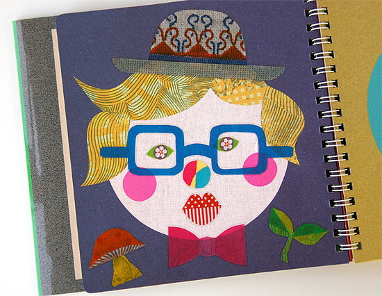 Kreativní kniha samolepek – Make Faces