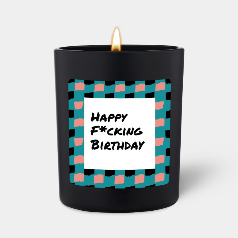 Svíčka Chatty Candles - Happy f*cking birthday
