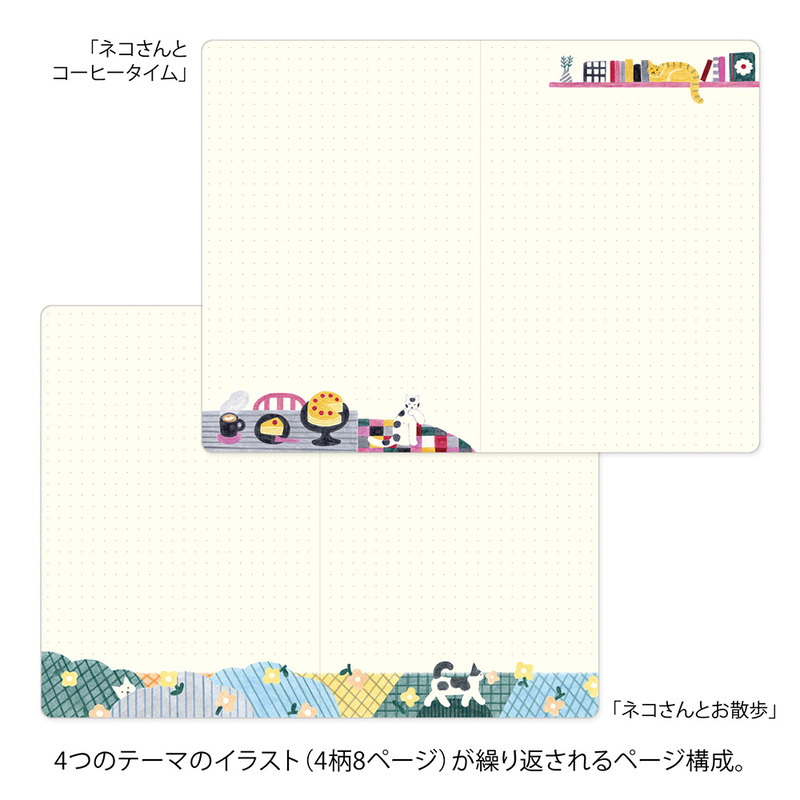 Midori Yuru Log B6 – Cat