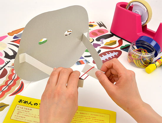 Kreativní sada na výrobu japonských masek – Tupera Tupera