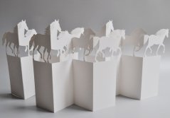 Přání Porigami - Koně