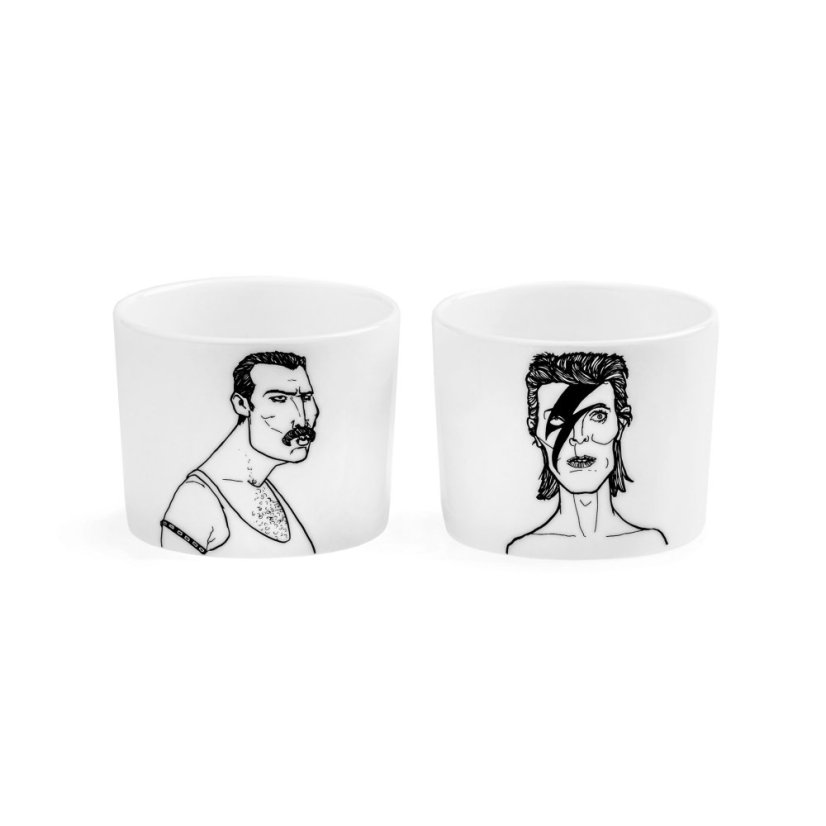 Designové espresso hrnky PolonaPolona – David a Fredie