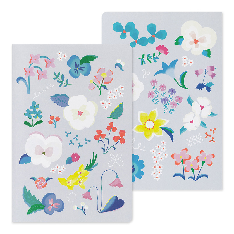Midori Yuru Log B6 – Floral