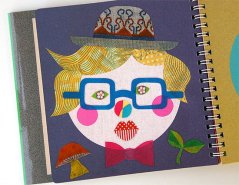 Kreativní kniha samolepek – Make Faces