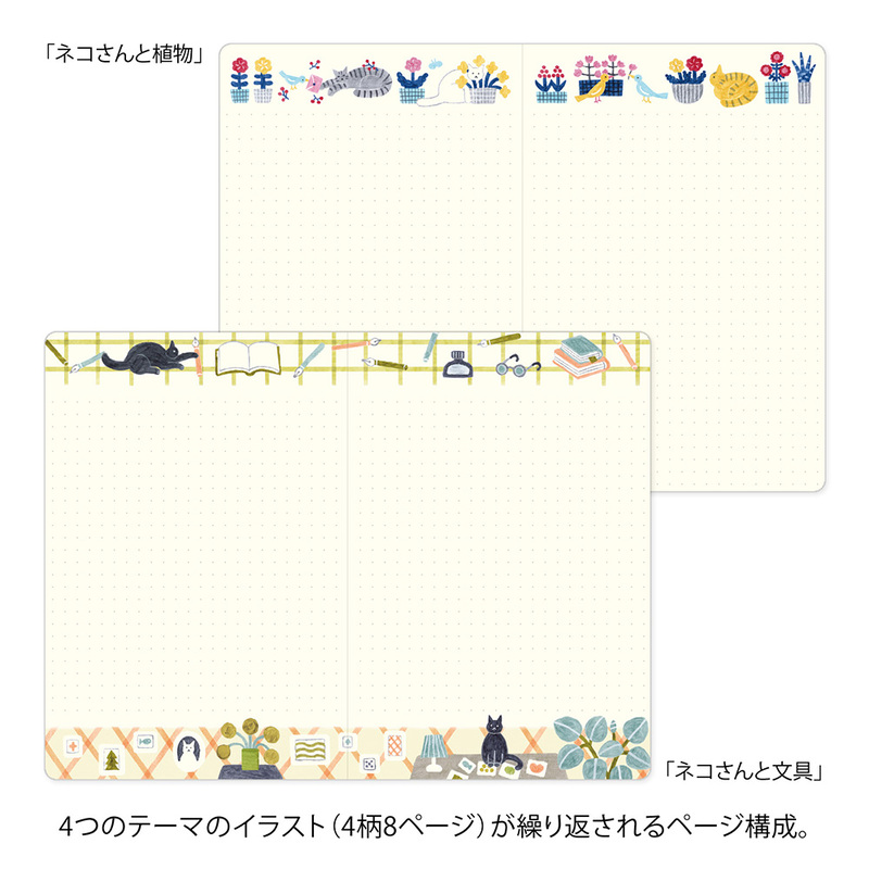 Midori Yuru Log B6 – Cat