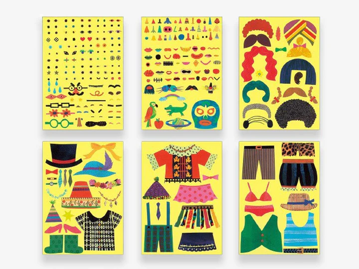 Kreativní kniha Work & Create – Postavy