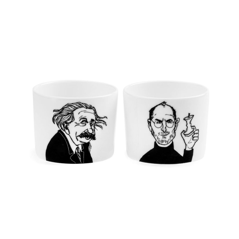 Designové espresso hrnky PolonaPolona – Steve a Albert